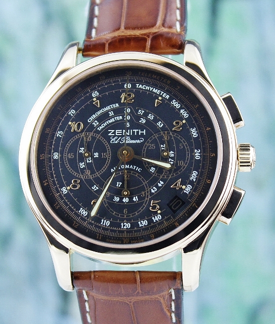 (image for) Zenith 18K Rose Gold Chronograph Automatic Watch / 17-0500-400